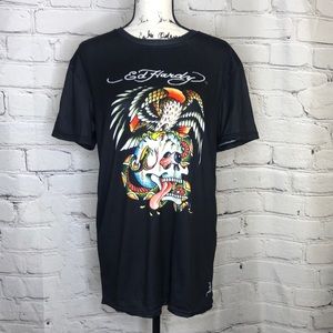 Ed Hardy Scull T-Shirt - size Large